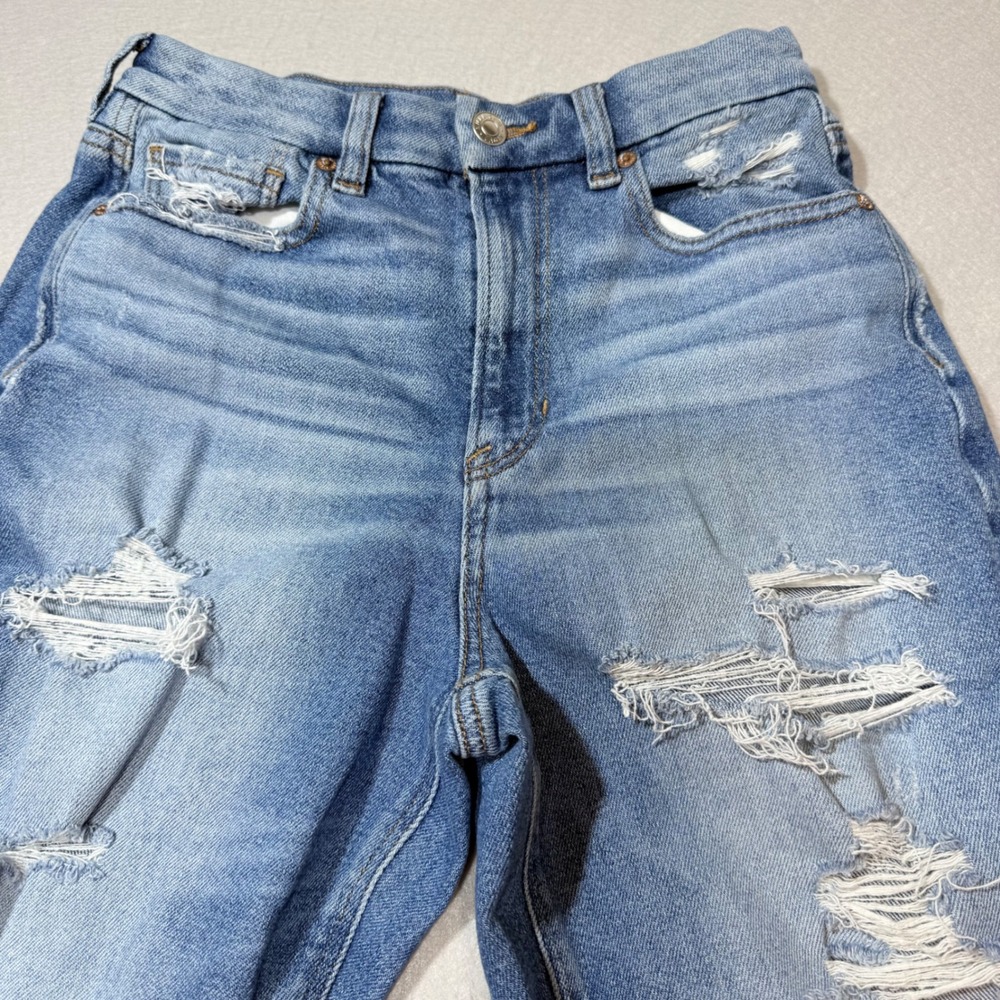 American Eagle‎ Outfitters Womens Jeans Size 4 Regular High Rise Distressed
